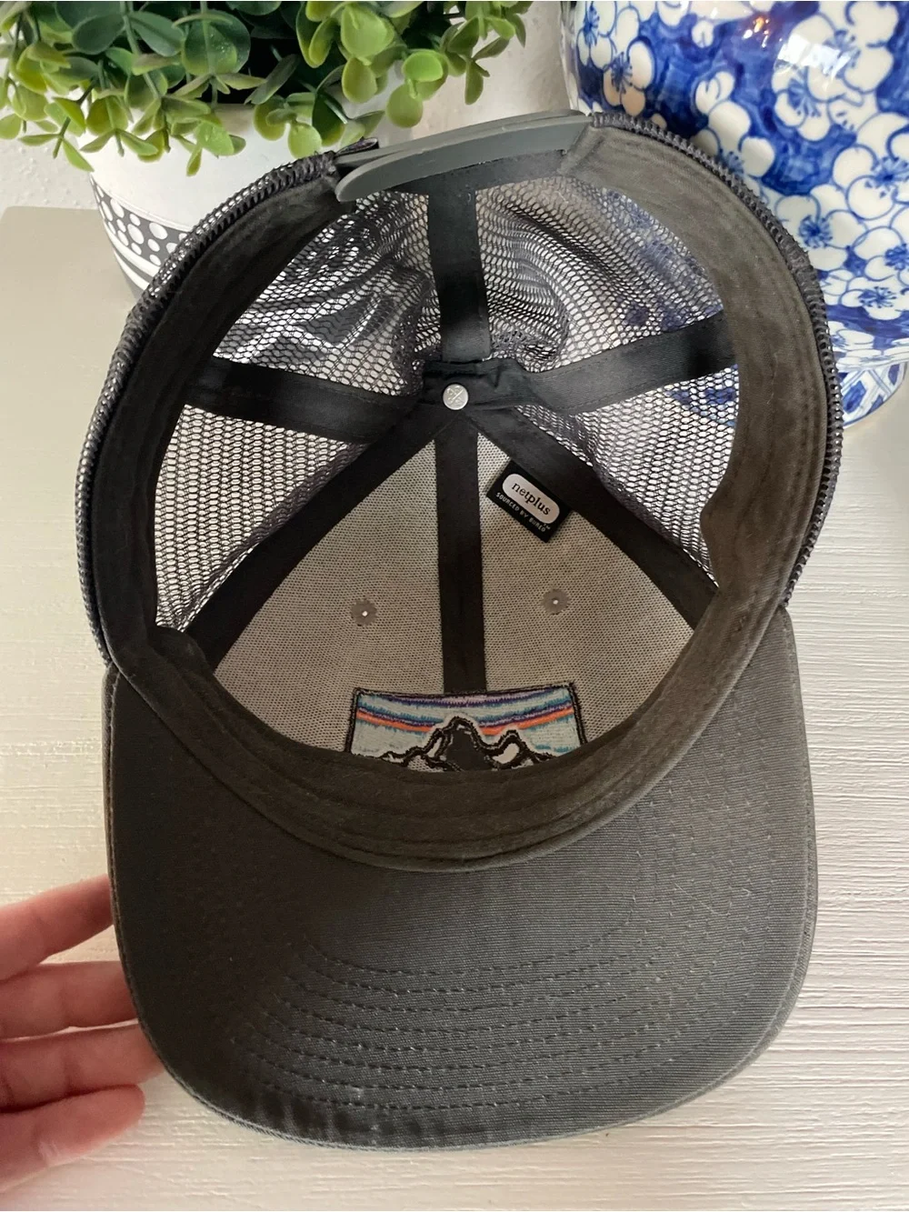 Patagonia Fitz Roy Horizons Trucker Hat  Mesh Snapback Mountain Outdoor Cap